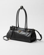 Prada Bonnie Medium Leather Handbag - Image 7